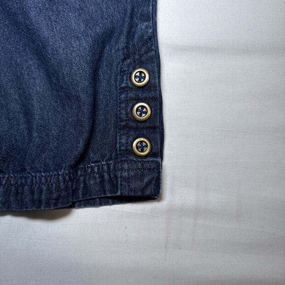 Drapers & Damons Womens Plus 1X Pull On Capri Jeans Elastic Waist Stretch EUC - Picture 3 of 12